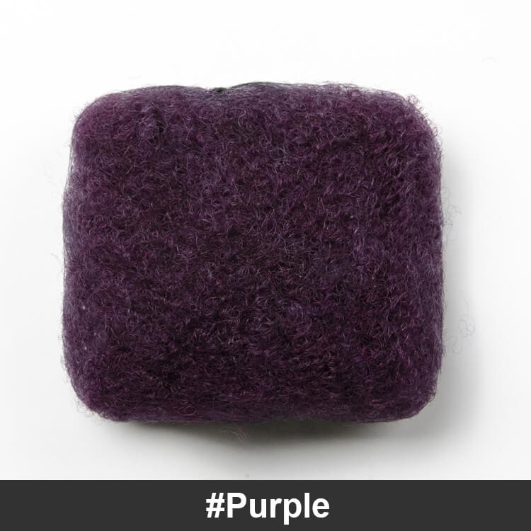 purple afro kinky hair