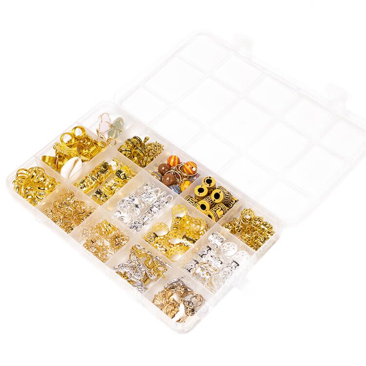 Stylish Golden Loc Beads Set